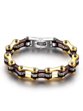 Men's Biker Motorcycle Chain Link Bracelets Stainless Steel
