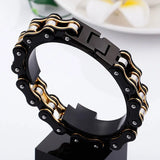 Men's Biker Bicycle Stainless Steel Chain Bracelet