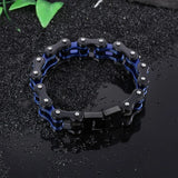 Men's Biker Motorcycle Chain Bracelet Stainless Steel Jewelry Gift