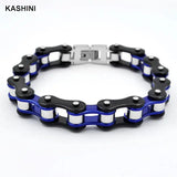 Men's Biker Motorcycle Chain Bracelet Stainless Steel Jewelry Gift