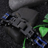 Men's Biker Motorcycle Chain Bracelet Stainless Steel Jewelry Gift