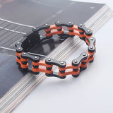 Men's Chain Bracelets Biker Motorcycle Link Bangles Stainless Steel Jewelry