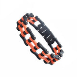 Men's Chain Bracelets Biker Motorcycle Link Bangles Stainless Steel Jewelry
