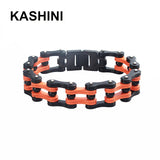 Men's Chain Bracelets Biker Motorcycle Link Bangles Stainless Steel Jewelry