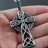 Men's Stainless Steel Cross Knot Pendant