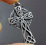 Men's Stainless Steel Cross Knot Pendant