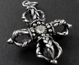Men's Stainless Steel Tibetan Vajra Dorje Pendant