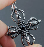 Men's Stainless Steel Tibetan Vajra Dorje Pendant