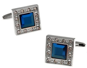 Men's Square Cuff Links Copper Material