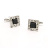 Men's Square Cuff Links Copper Material