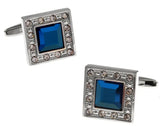 Men's Square Cuff Links Copper Material