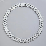 Men's Iced Out Cuban Link Necklace Chain Hip Hop Jewelry