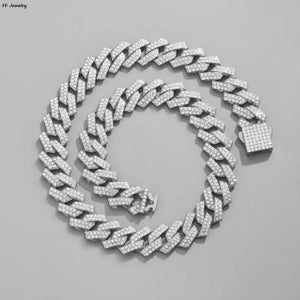 Men's Iced Out Cuban Link Necklace Chain Hip Hop Jewelry