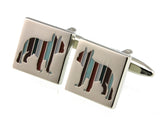 Men's Animal Cuff Links Dog Horse Bear Elephant Rabbit Cufflinks