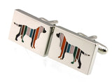Men's Animal Cuff Links Dog Horse Bear Elephant Rabbit Cufflinks