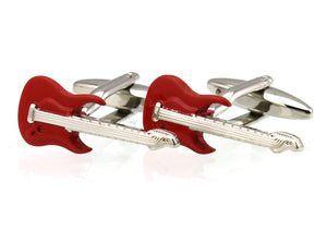 Men's Music Note Guitar Violin Piano Tennis Racket Cufflinks S1144