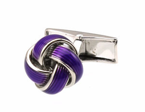 Purple Knot Mens Cufflinks M4326