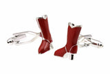Red High-heeled Boots Cufflinks for Shirt