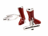 Red High-heeled Boots Cufflinks for Shirt