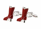 Red High-heeled Boots Cufflinks for Shirt