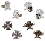 Skull Skeleton Cufflinks for Shirt L1636