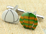 Men's Sports Theme Cuff Links Set