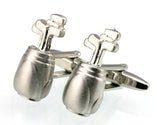 Men's Sports Theme Cuff Links Set