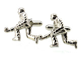 Men's Golf Ball Badminton Tennis Cricket Billiards Cufflinks