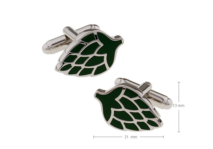Men's Beer Hop Green Cufflinks - L1753