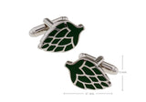 Men's Beer Hop Green Cufflinks - L1753