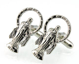 Men's Cross Cufflinks National Flag Symbol S1293