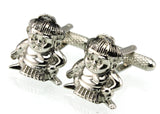 Men's Cross Cufflinks National Flag Symbol S1293