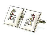 Men's National Flag Symbol Cufflinks