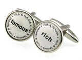 Men's National Flag Symbol Cufflinks