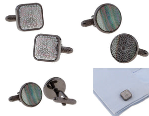 Men's Shell Cuff Links for Shirt L1628