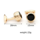 Men's Round French Shirt Cuff Cufflinks Wedding Accessories