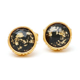Men's Circle Pattern Cufflinks, Colorful Business Accessories