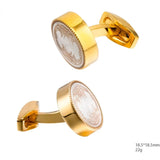 Men's Retro Pattern Cufflinks for French Shirts