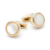 Men's High Round French Cufflinks for Wedding Business