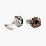 Men's Rose Pattern Cufflinks Wedding Business Accessories