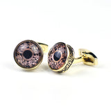 Men's Rose Pattern Cufflinks Wedding Business Accessories
