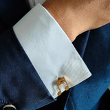 Men's Music Note Cufflinks French Shirt Cuff Links