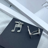 Men's Music Note Cufflinks French Shirt Cuff Links