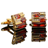 Men's Rhinestone Zircon Cufflinks, Business Banquet Jewelry