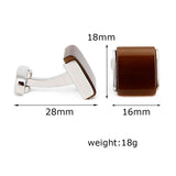 Men's French Brown Opal Cufflinks XK18S025