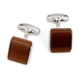 Men's French Brown Opal Cufflinks XK18S025