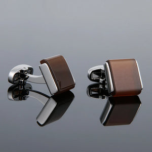 Men's French Brown Opal Cufflinks XK18S025