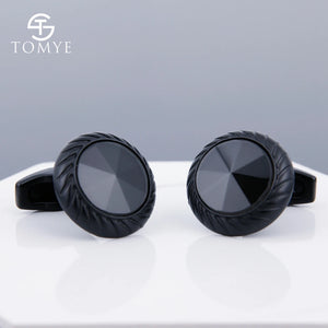Men's Cufflinks XK19S095 Round Formal Business Shirt Cuff Links Wedding