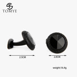 Men's Cufflinks XK19S095 Round Formal Business Shirt Cuff Links Wedding