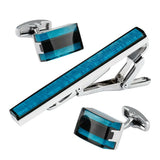 Men's Cufflinks Tie Clip Sets Business Banquet Mens Enamel Buttons Clips